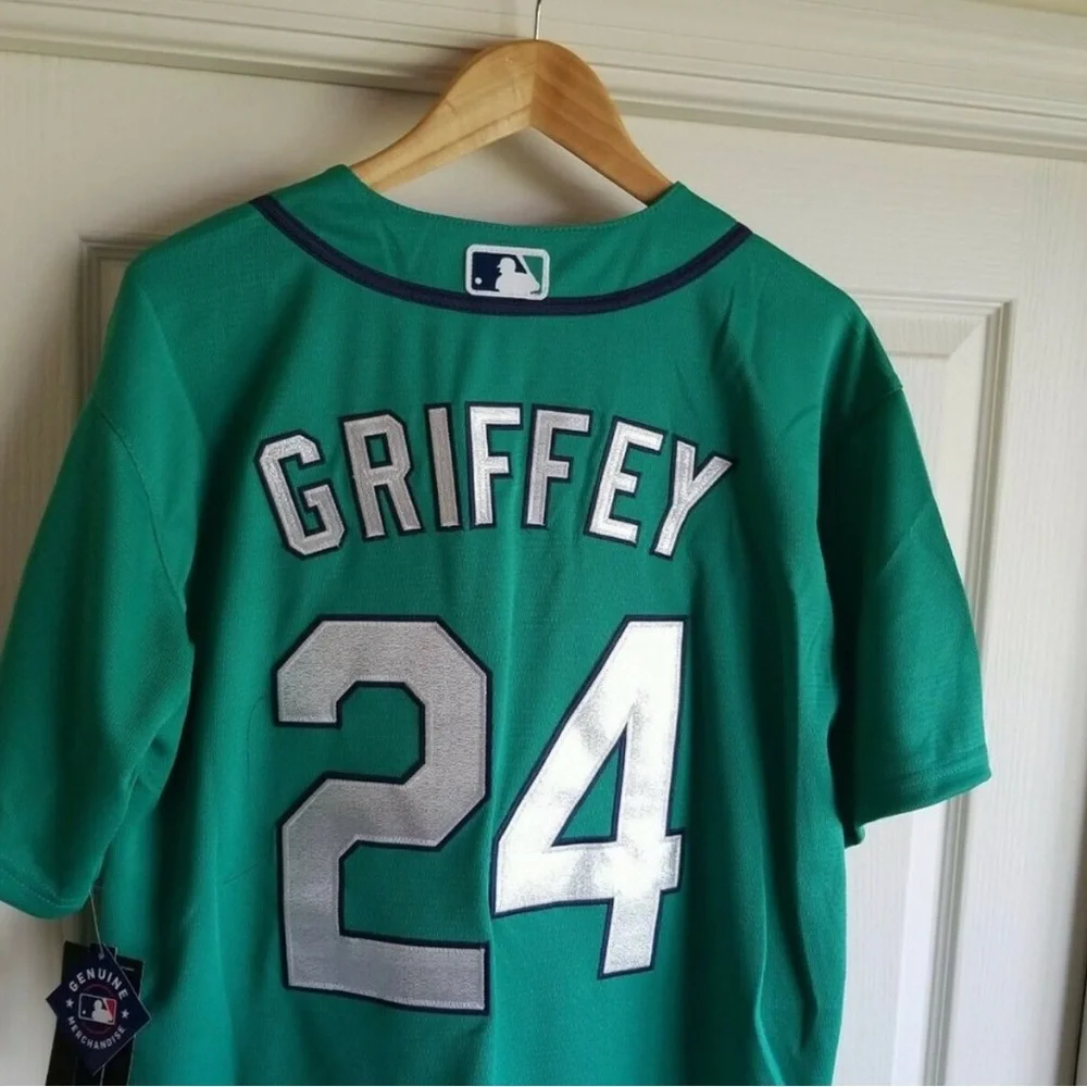 Nike MLB Seattle Mariners Teal Button-Up Jersey